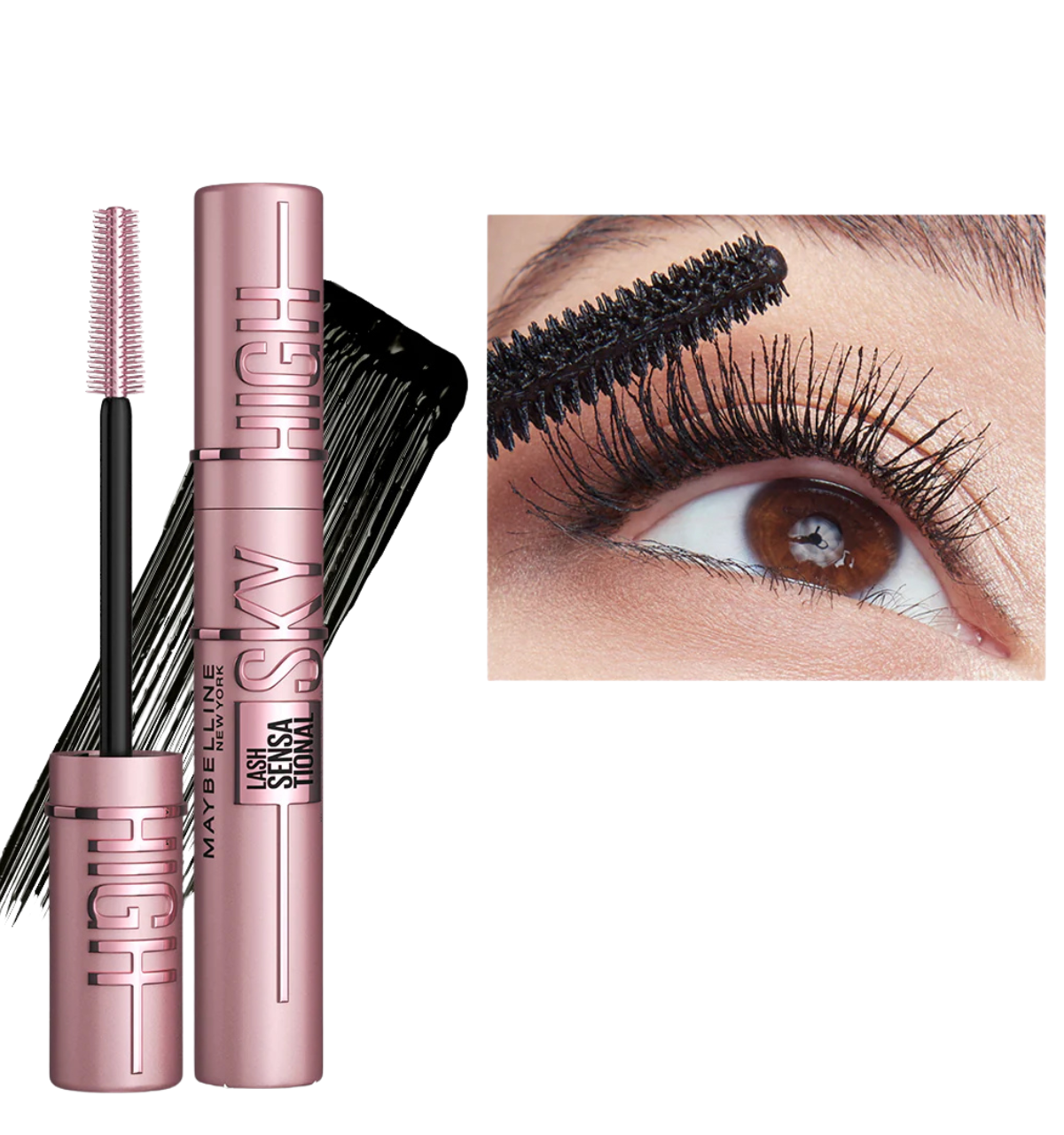 MAYBELLINE LASH SENSATIONAL SKY HIGH® MASCARA – Infinite Length, Full Volume