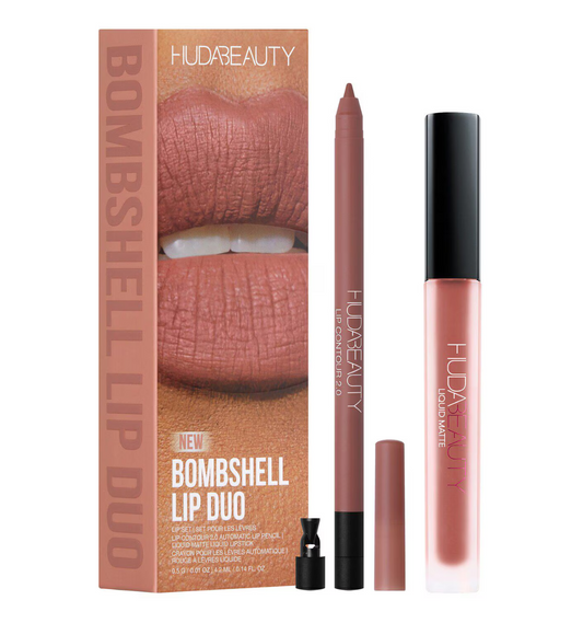 HUDA BEAUTY Bombshell Lip Duo