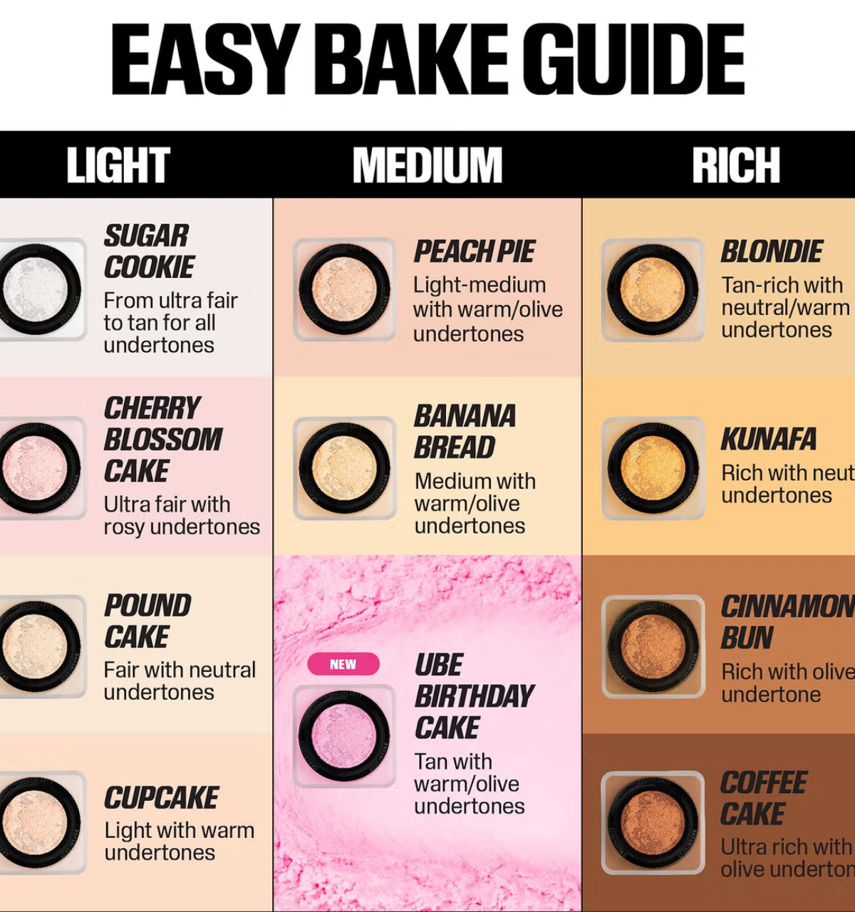 Huda Beauty Easy Bake Loose Powder - Ube Birthday Cake