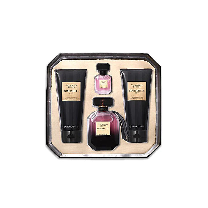 VICTORIA’S SECRET BOMBSHELL OUD EDP 4 PCS GIFT SET FOR WOMEN