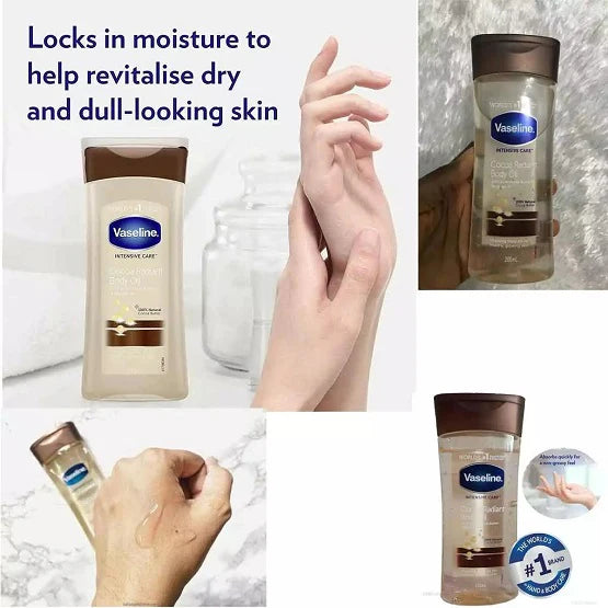 Vaseline Intensive Care Cocoa Radiant Body Oil 200ml