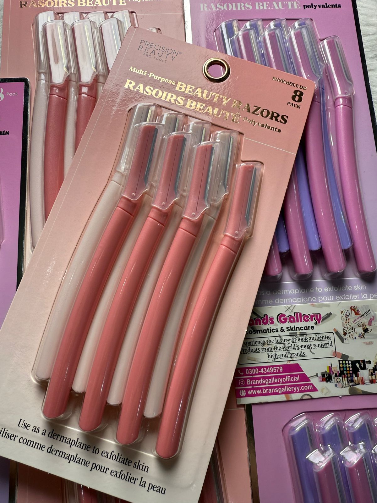 Precision Plastic Razor Precision Beauty - Multipurpose Beauty Razor PACK OF 8 – Brandsgalleryy