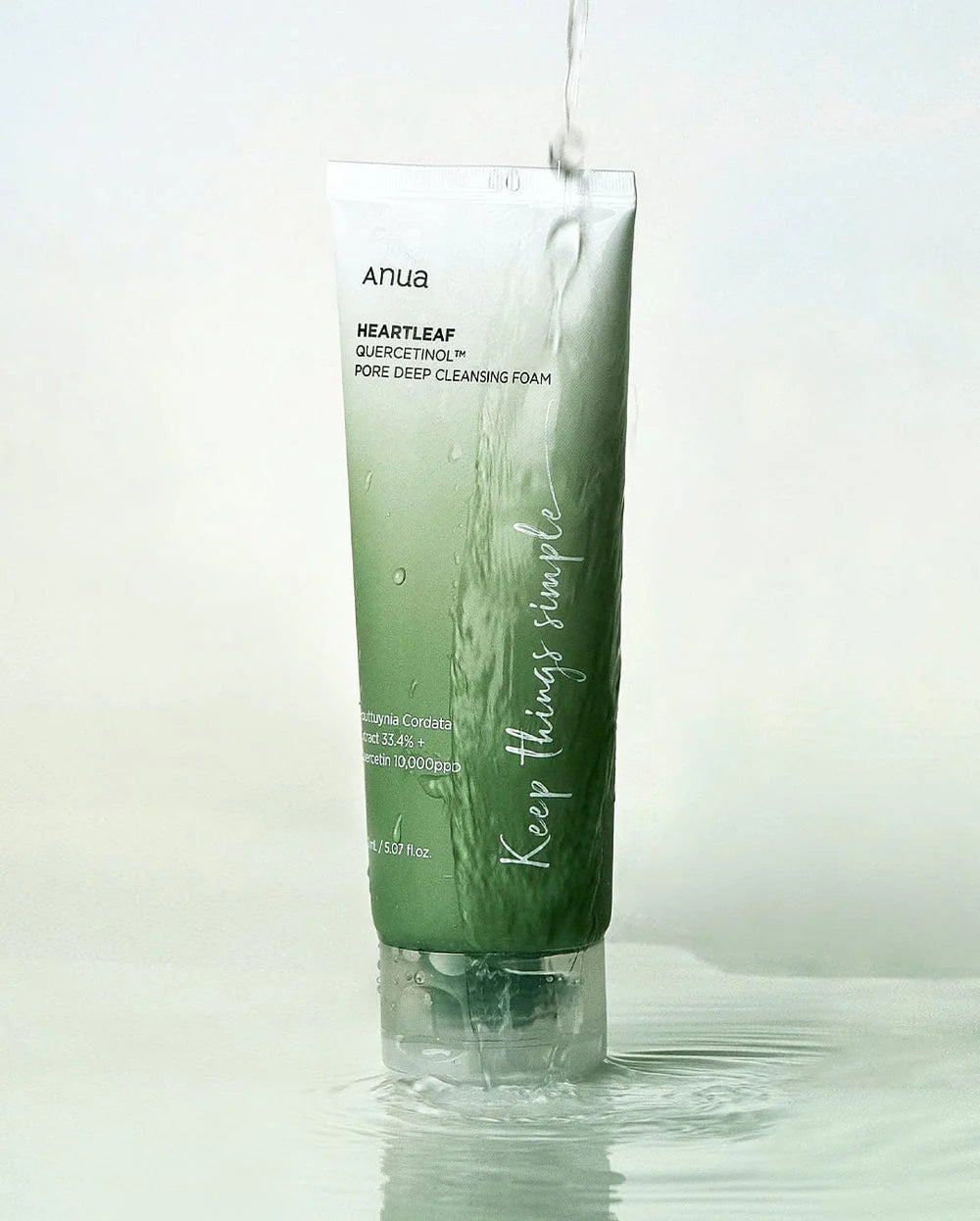 ANUA HEARTLEAF QUERCETINOL PORE DEEP CLEANSING FOAM 150ml