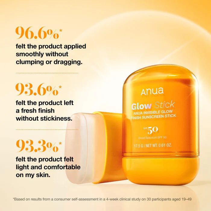 Anua - Invisible Glow Finish Sunscreen Stick SPF 50 PA++++ 18g