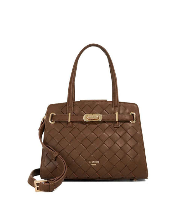 Dune London Dinidefine Medium Belted Tote Bag - Brown