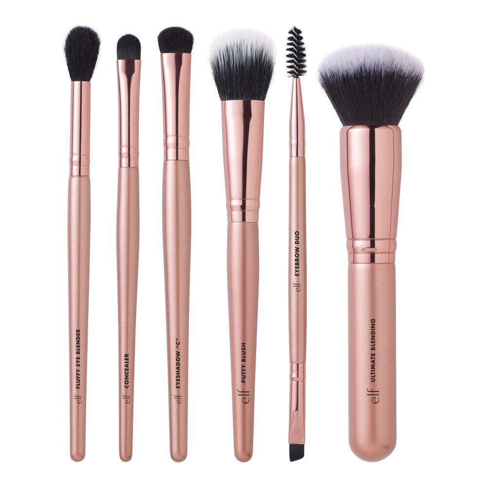 e.l.f. 6-Piece Flawless Face & Eye Makeup Brush Set