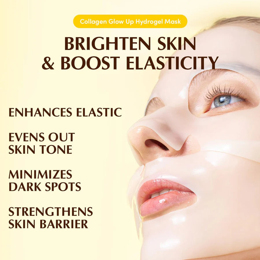 EQQUALBERRY Collagen Glow up Hydrogel Mask (Single Sheet)