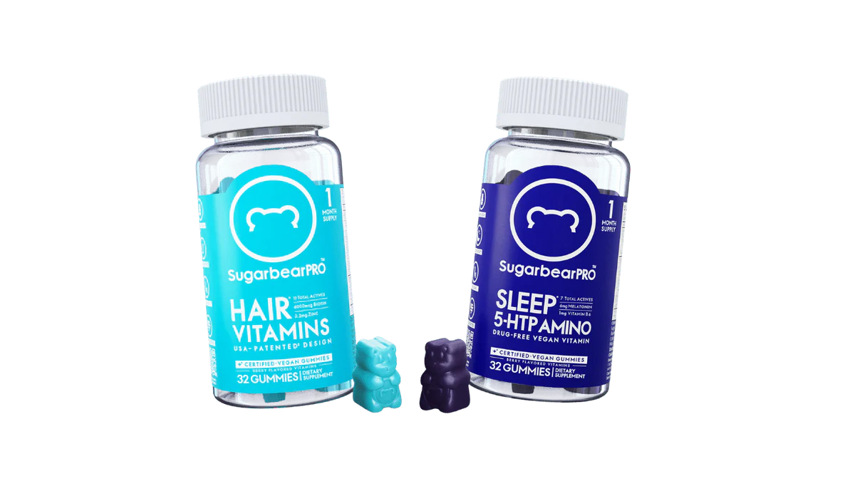 Sugarbear Hair sleep set Grow + Glow