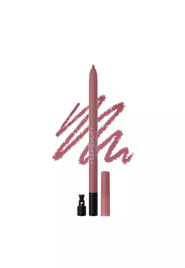 Huda beauty mini lip contour muted pink