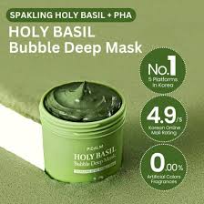 P.Calm - Holy Basil Bubble Deep Mask 90g