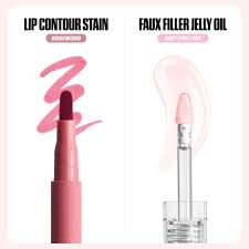 HUDA BEAUTY Kiss Me Rosy Pink Lip Duo