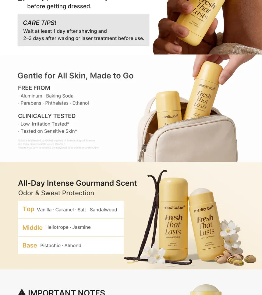 medicube - Vanilla & Pistachio Deodorant