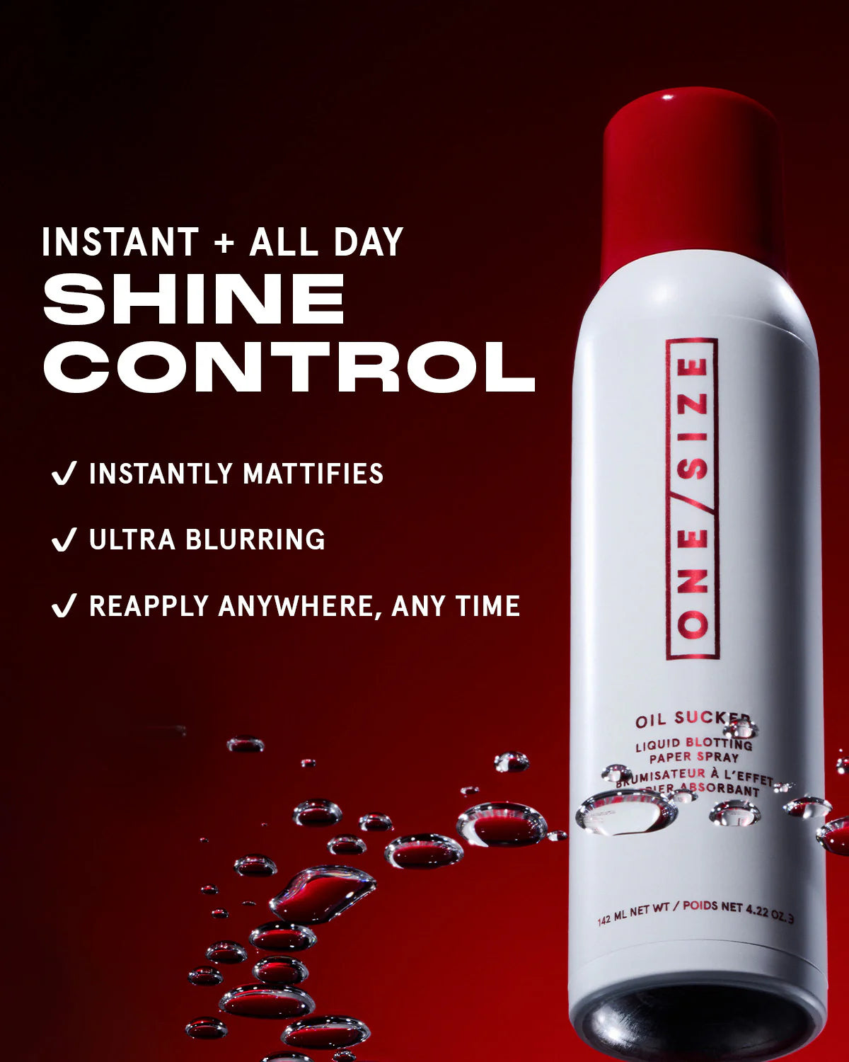 ONE / SIZE - Oil SUCKER Liquid Blotting Paper Spray