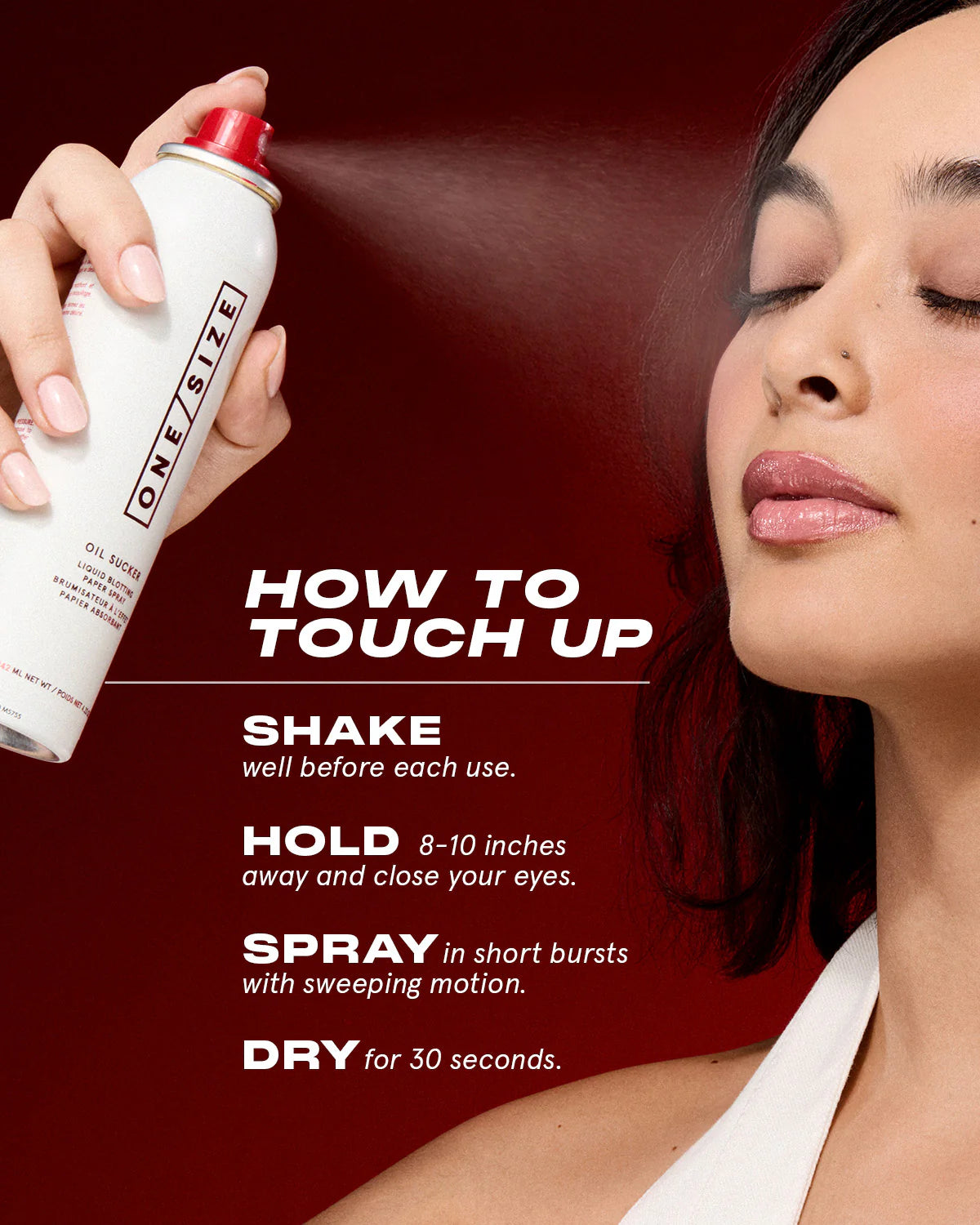 ONE / SIZE - Oil SUCKER Liquid Blotting Paper Spray