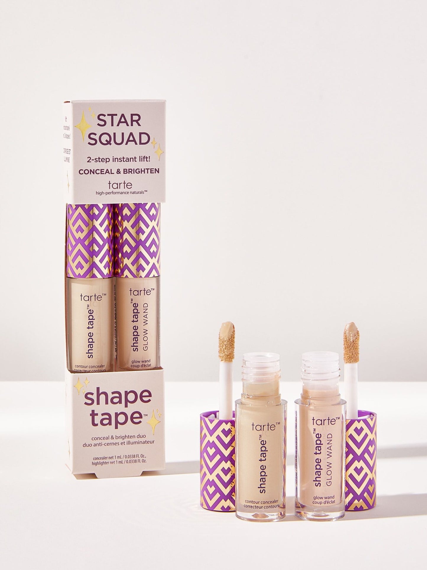 Tarte  Shape Tape  Star Squad 2 step instant lift  Concealer & brightening duo