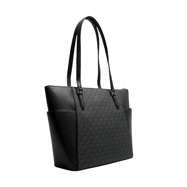 Michael Kors MICHAEL KORS CHARLOTTE LG TZ TOTE LEATHER Tote Bag