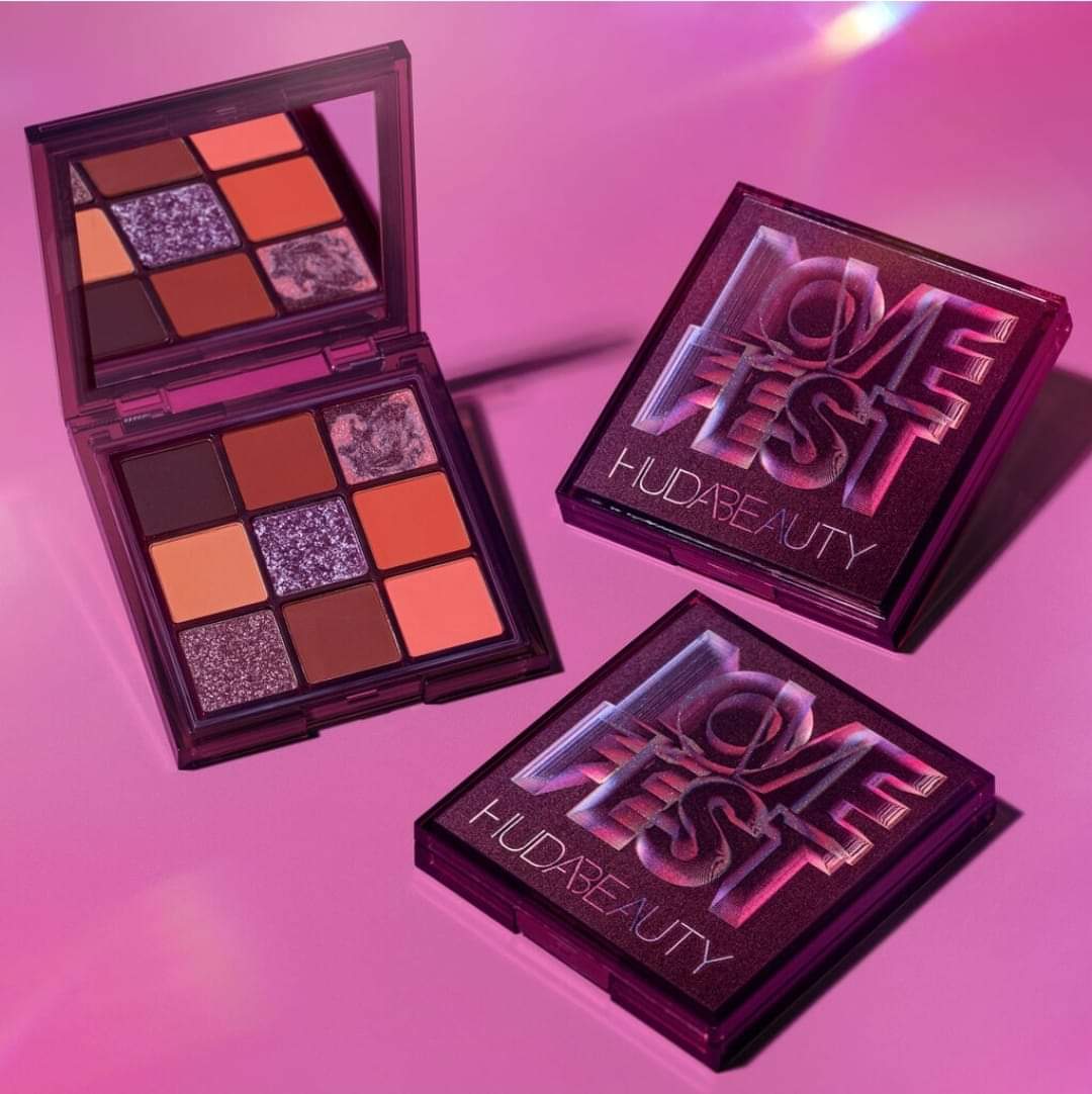 Huda beauty lovefest obsessions Eye Shadow Pallette